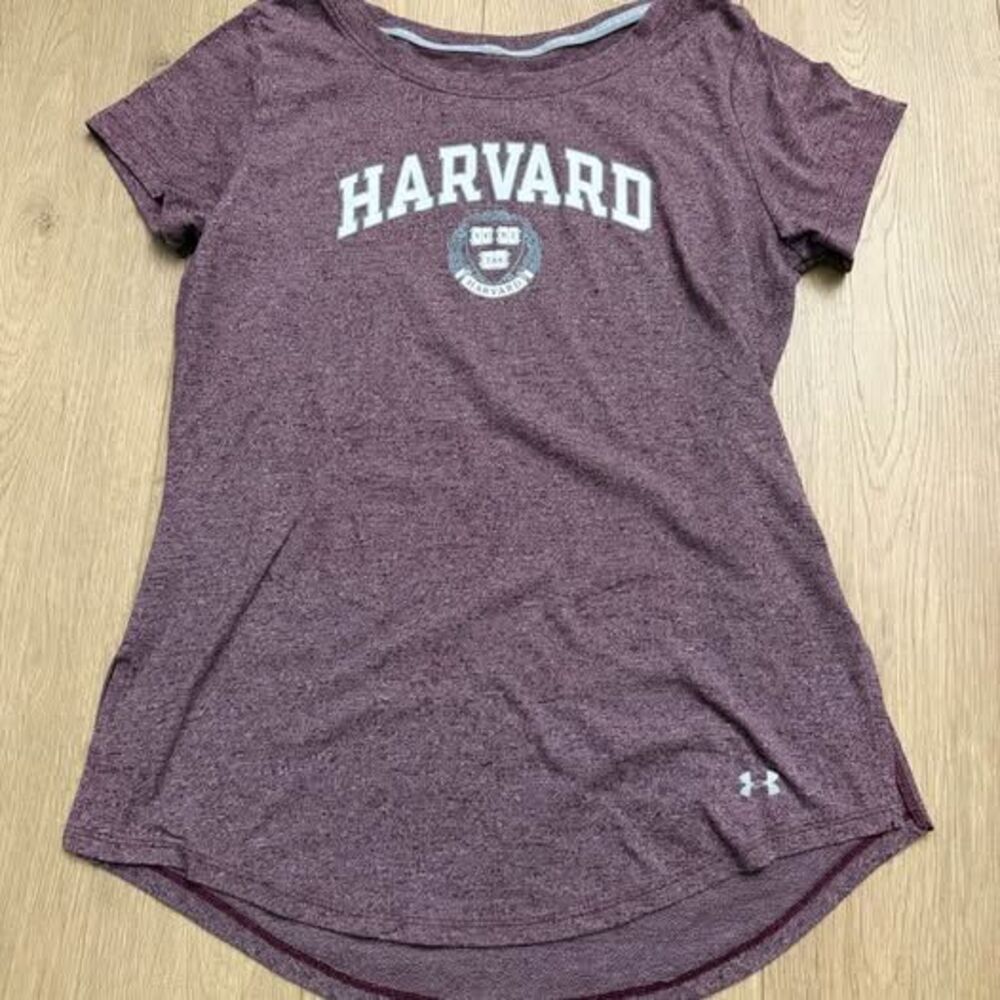 Under Armour Harvard University womens T-Shirt size small